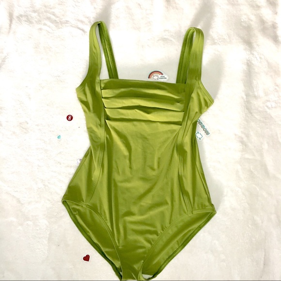 Calvin Klein Other - Calvin Klein one piece green swimsuit 6 S